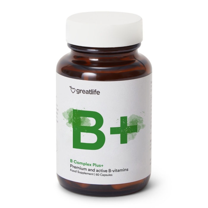 Vitaminų B kompleksas Plus+