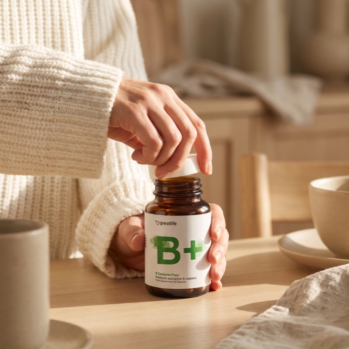 Vitaminų B kompleksas Plus+