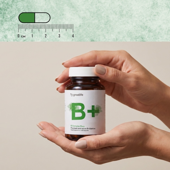 Vitaminų B kompleksas Plus+