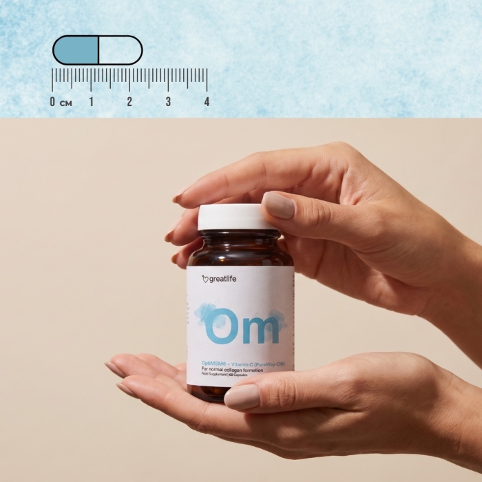 OptiMSM® + vitaminas C (PureWay-C®)