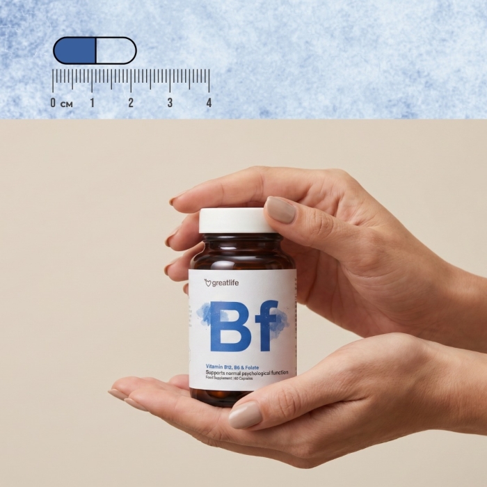 Vitaminai B12, B6 ir folio rūgštis